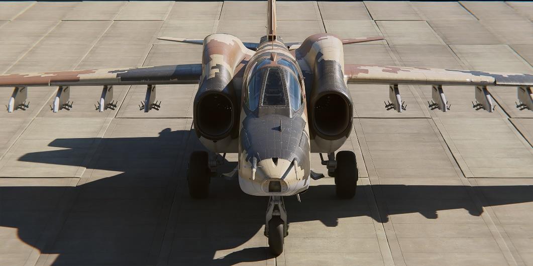 Су-25NG в строю с полной боевой нагрузкой