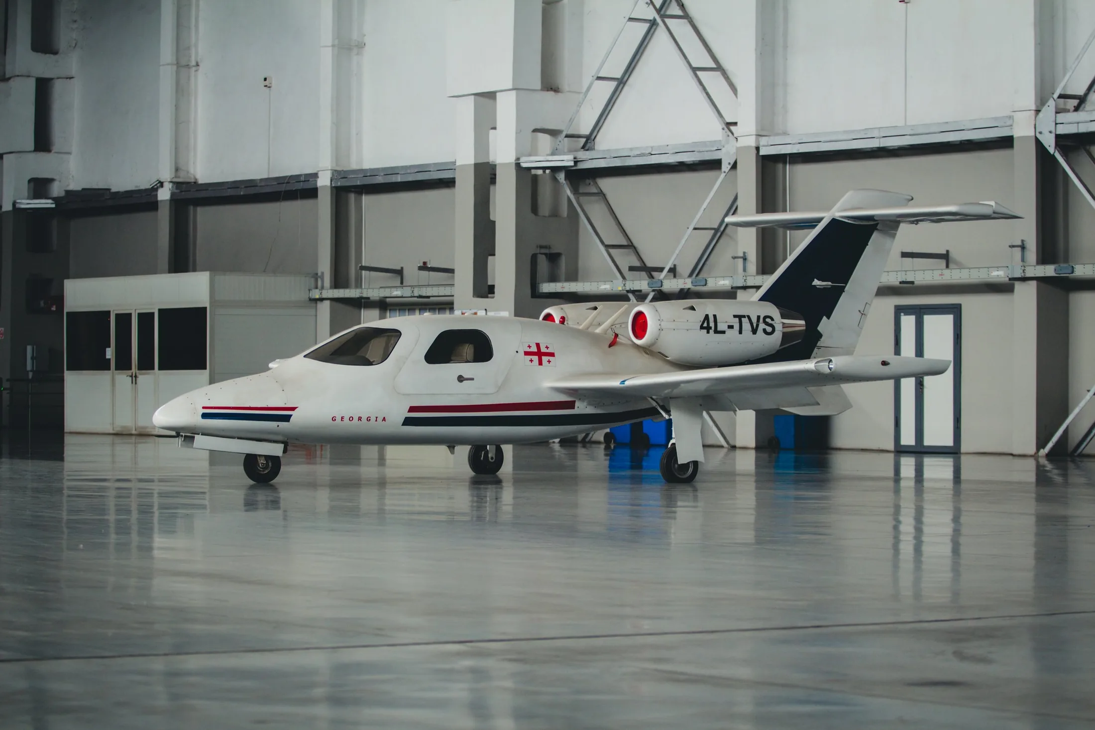 TAM Management factory hangar in Tbilisi